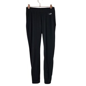 ICEBREAKER Merino Wool Leggings Zip Ankle Black Base Layer S